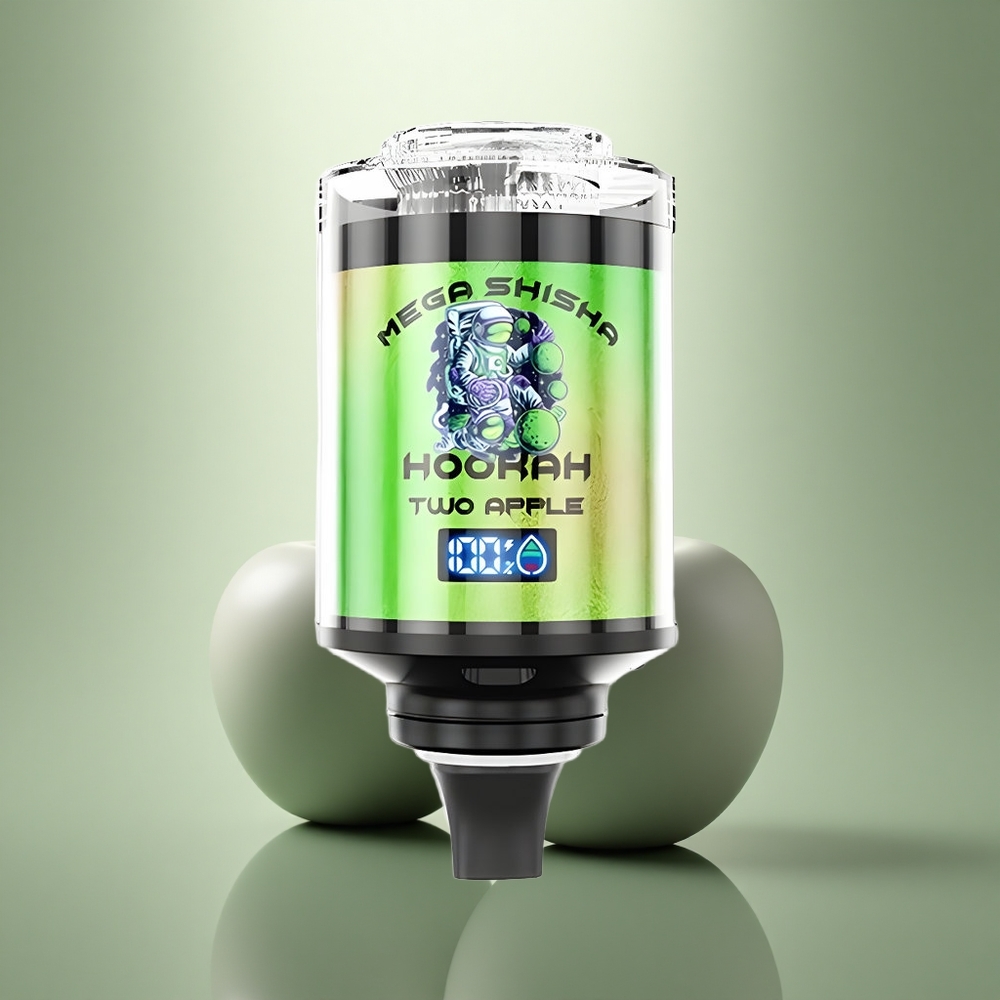 JNR Mega Shisha Hookah 100K Twee Appel 2200mAh Type-C