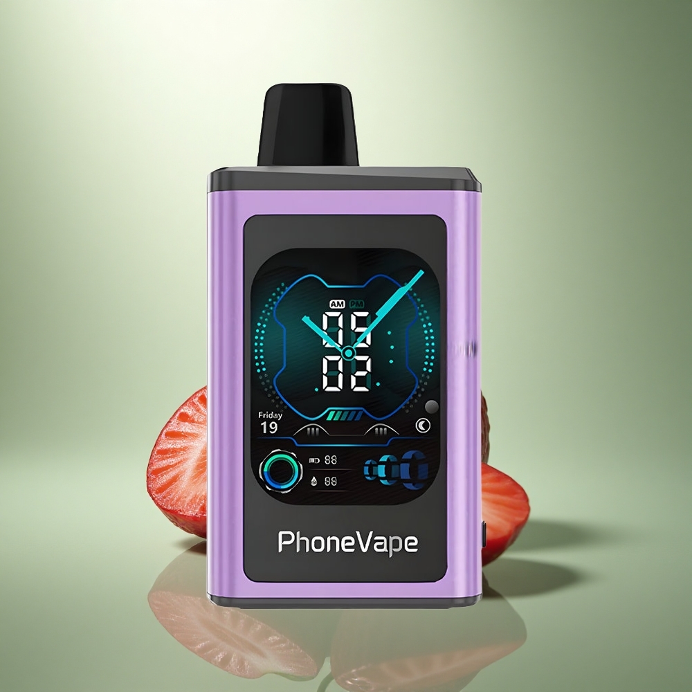 JNR PhoneVape 30000 Aardbei IJs met Turbo Modus en App Besturing