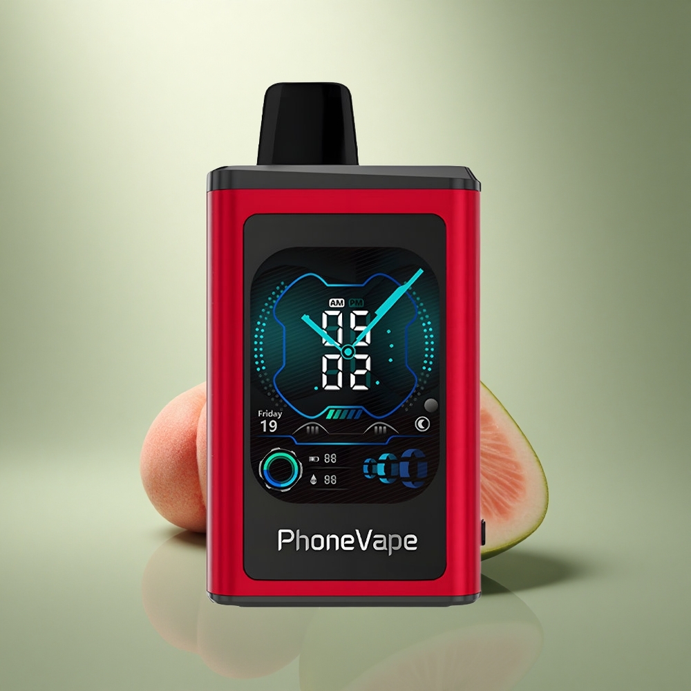 JNR PhoneVape 30000 Perzik Mango Watermelon Type-C App Besturing