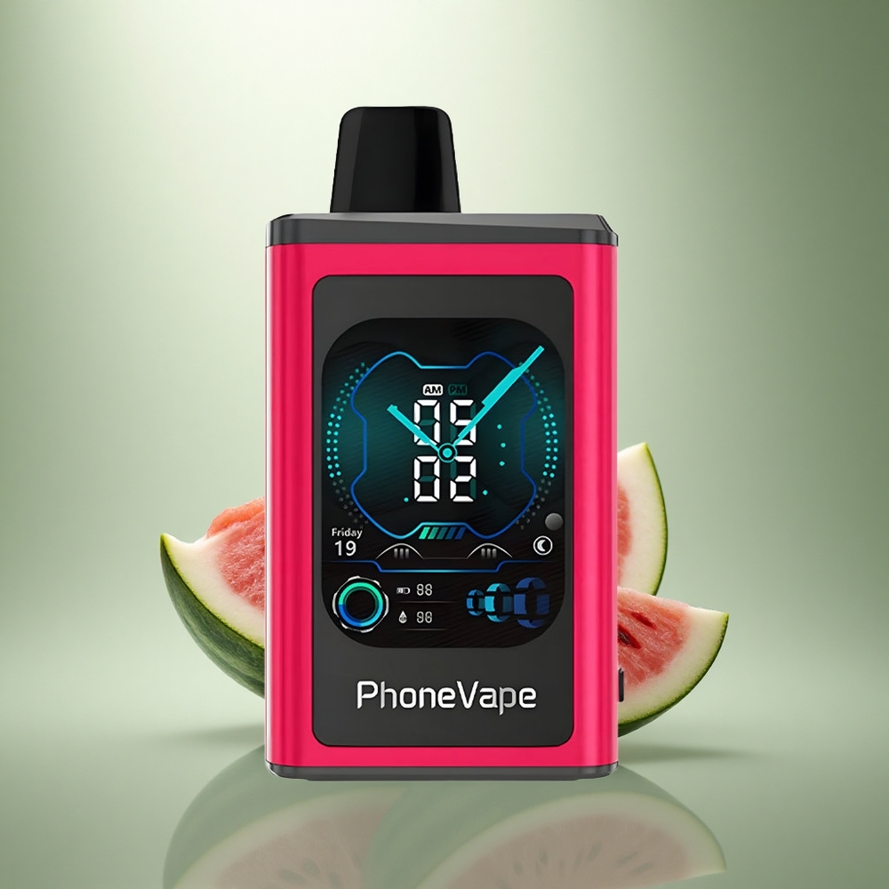 JNR PhoneVape 30000 Watermeloen IJs met Turbo Modus en Aanpasbare Luchtstroom