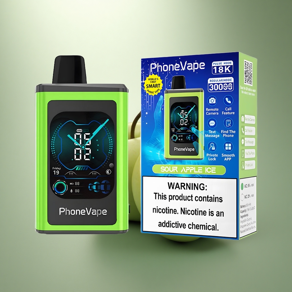 JNR PhoneVape 30000 Zure Appel IJs Met Turbo Modus En App Bediening