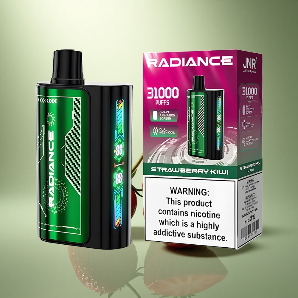 JNR Radiance 31000 Aardbei Kiwi 28ml Dual Mesh Coil Type-C