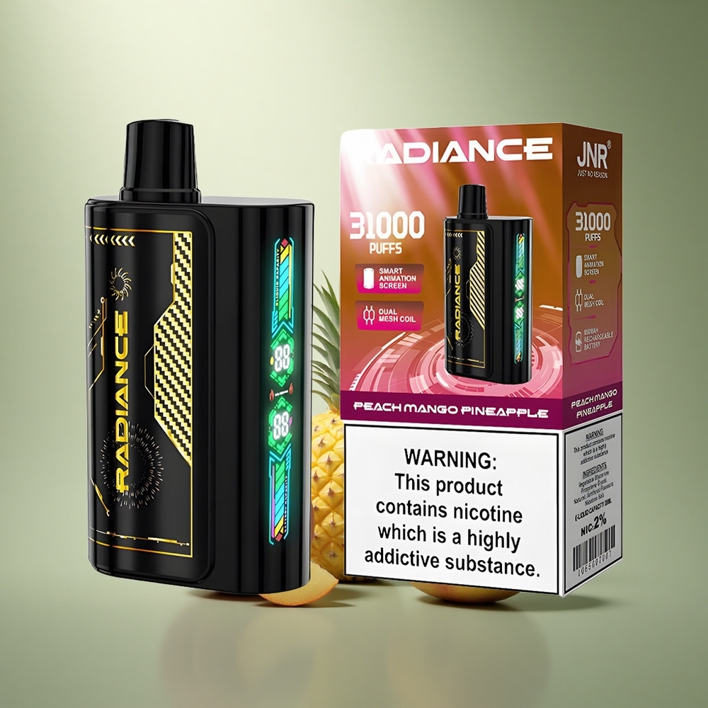 JNR Radiance 31000 Perzik Mango Ananas Dual Mesh 950 mAh Type-C