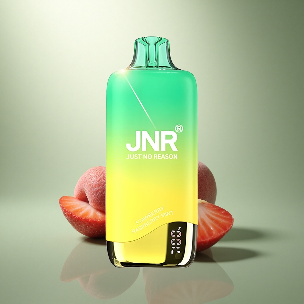 JNR Rainbow 10500 Aardbei Perzikmunt 18ml Mesh