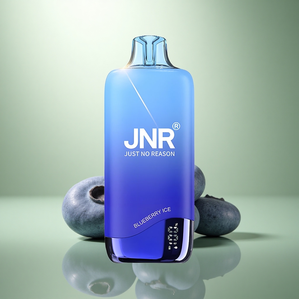 JNR Rainbow 10500 Blauwe Bes IJs 10500 Puffs 18ml Mesh