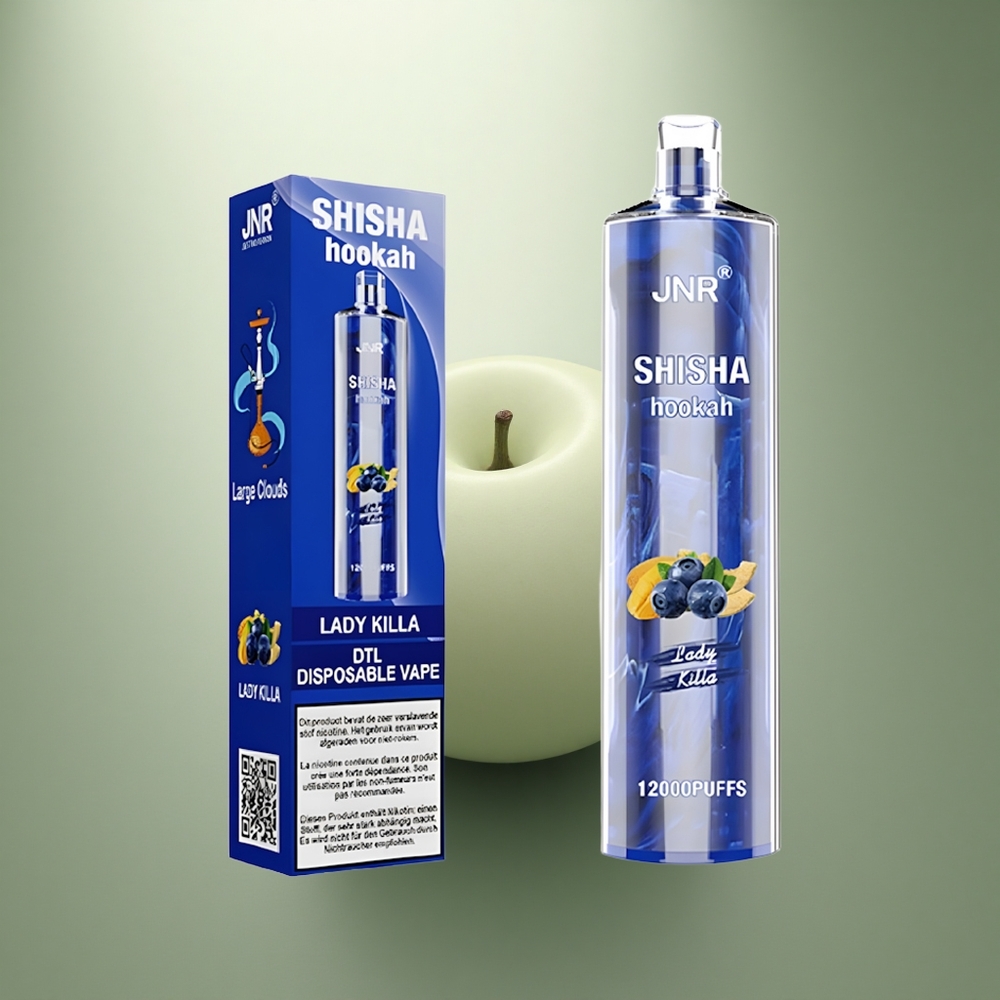 JNR Shisha Hookah 12000 Dutch Dame Doder 12000 Puf 24ml 0.6 Ohm Mesh