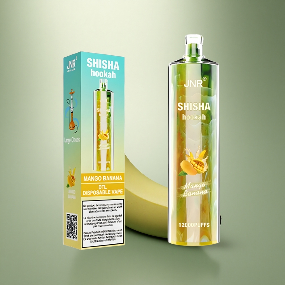 JNR Shisha Hookah 12000 Mango Banaan 24ml Type-C