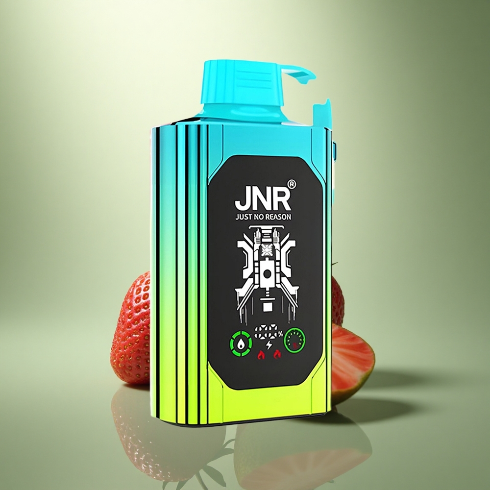 JNR Shisha Hookah Box 20500 Aardbei Kiwi HD Dual Mesh Coil Type-C 25ml