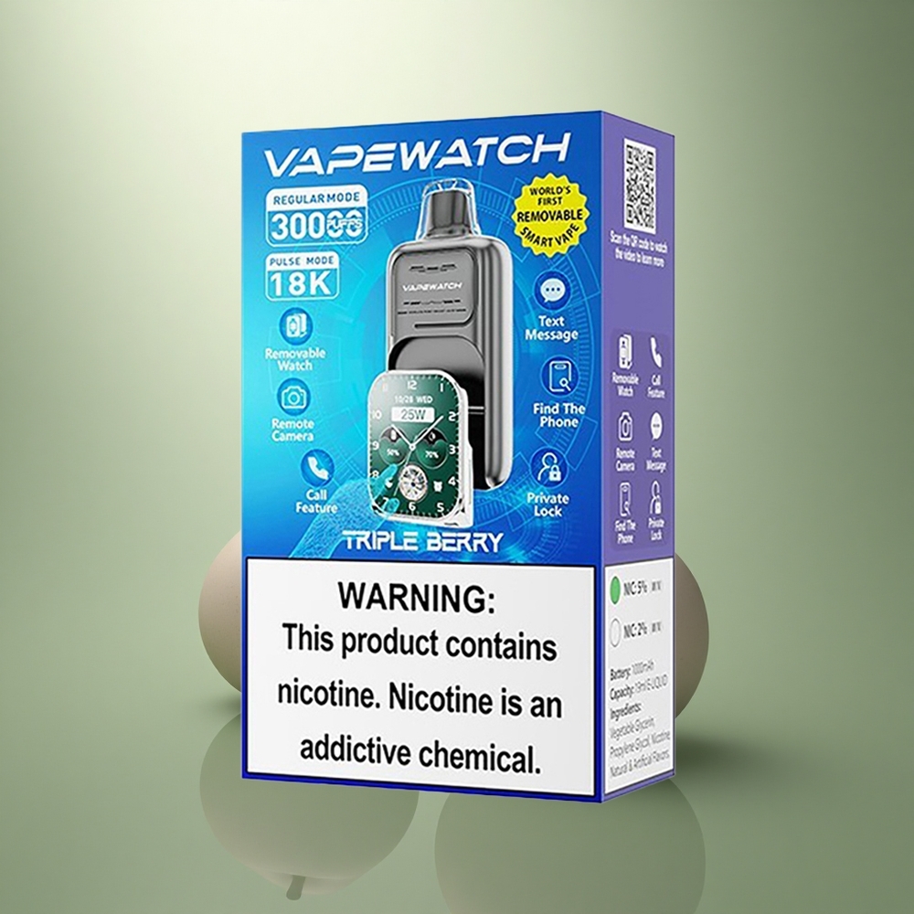 JNR VapeWatch 30000 Drievoudige Bes Dual Mesh Type-C