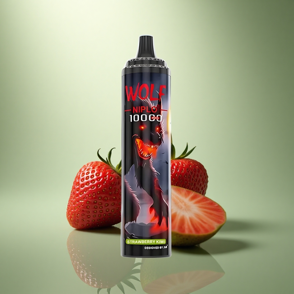 JNR Wolf Niplo 10000 Aardbei Kiwi 20ml Type-C