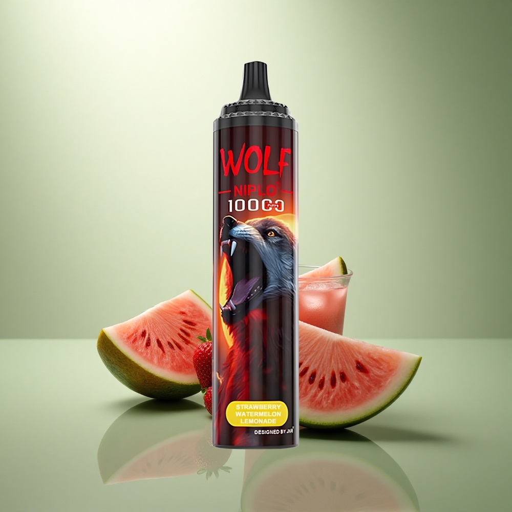 JNR Wolf Niplo 10000 Aardbei Watermelon Limonade Type-C 20ml
