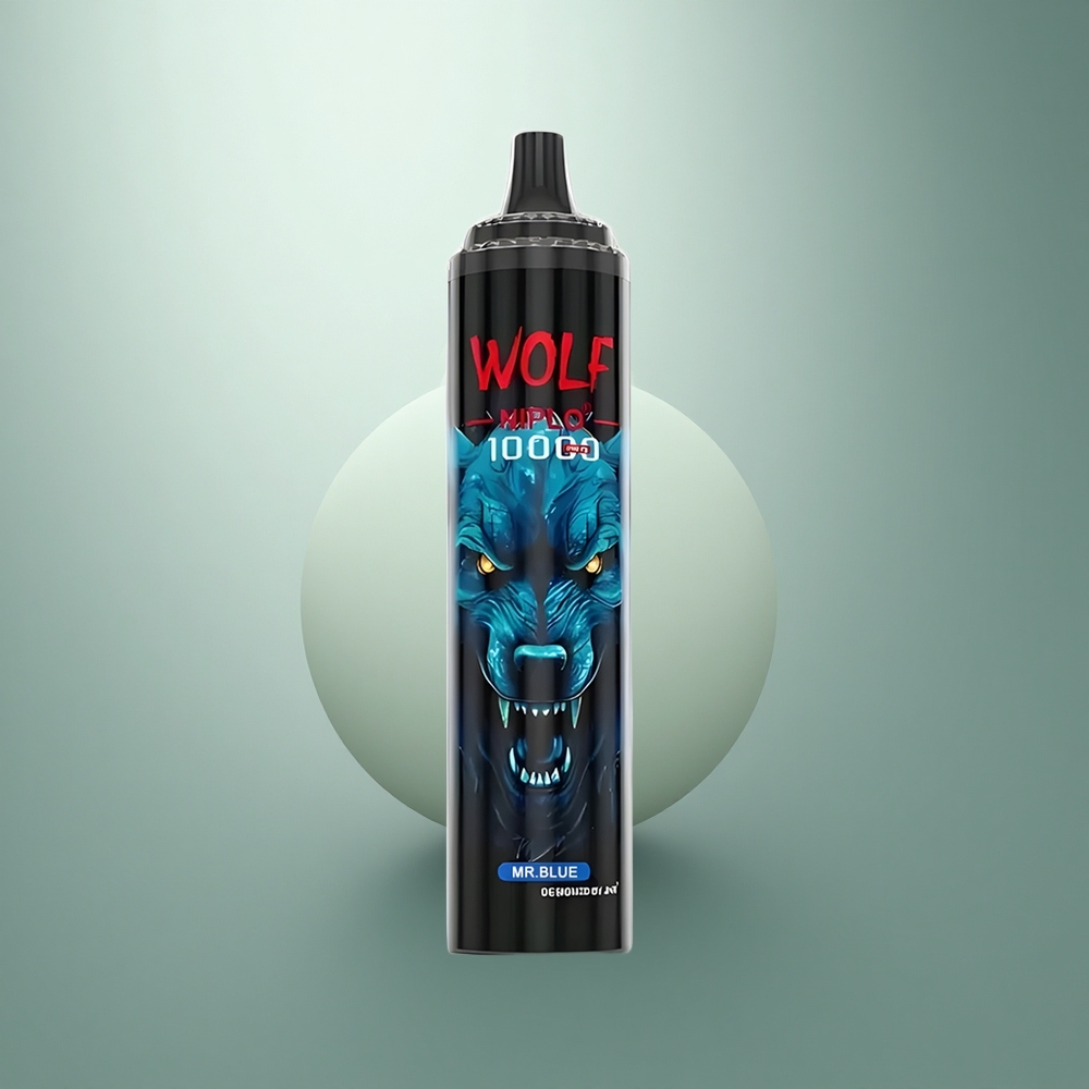JNR Wolf Niplo 10000 Heren Blauw 1.0 Ohm Mesh 650mAh Type-C