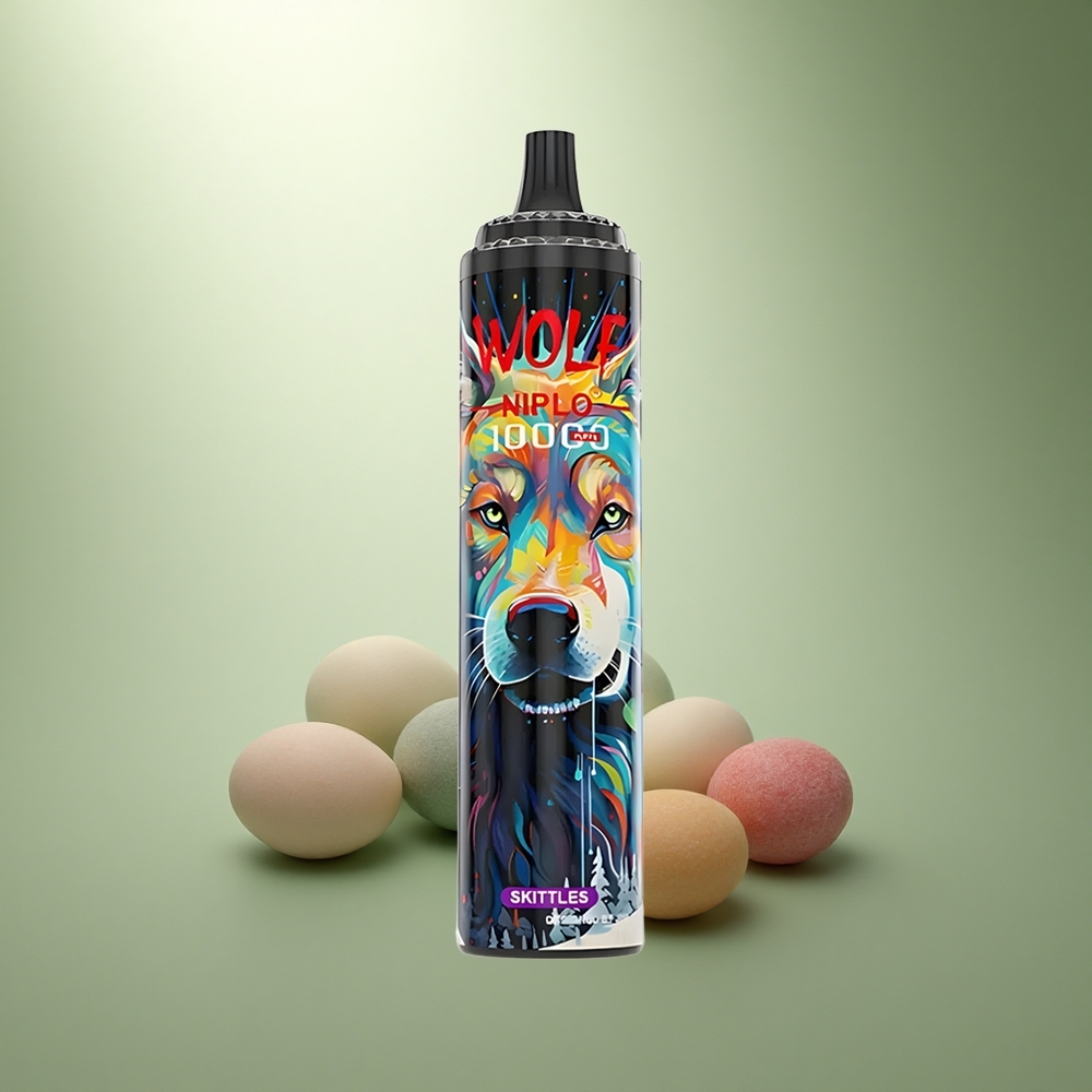 JNR Wolf Niplo 10000 Skittles Duizend Mesh Coil