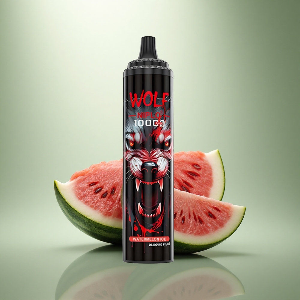 JNR Wolf Niplo 10000 Watermeloen IJs 20ml Type-C 1.0 Ohm