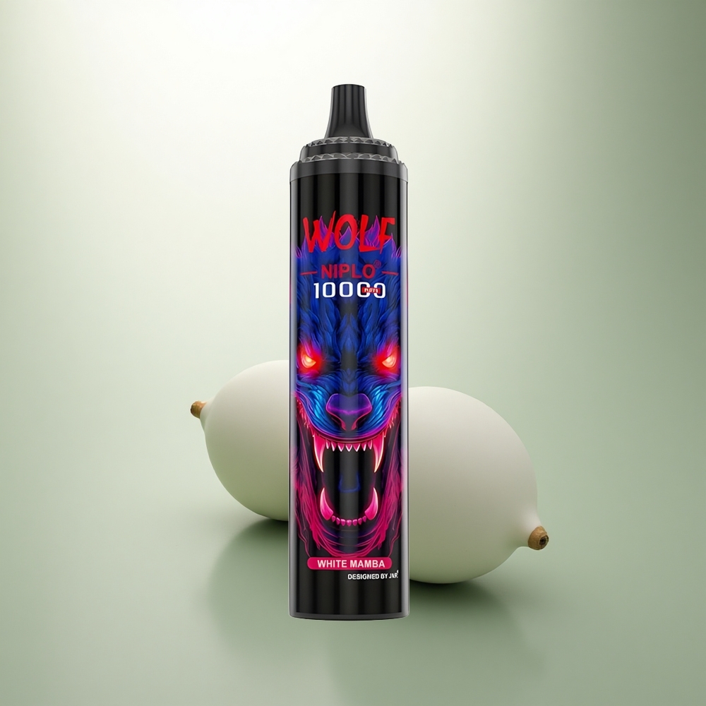 JNR Wolf Niplo 10000 Witte Mamba 20ml Mesh 650mAh