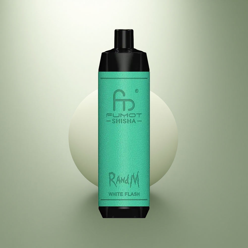 RandM Fumot Shisha 10000 Puffs Witte Flits 18ml Mesh