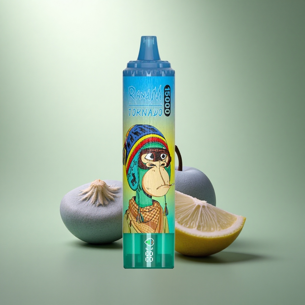 RandM Fumot Tornado 15000 Puffs Blauwe Framboos Limonade 25ml Mesh Coil