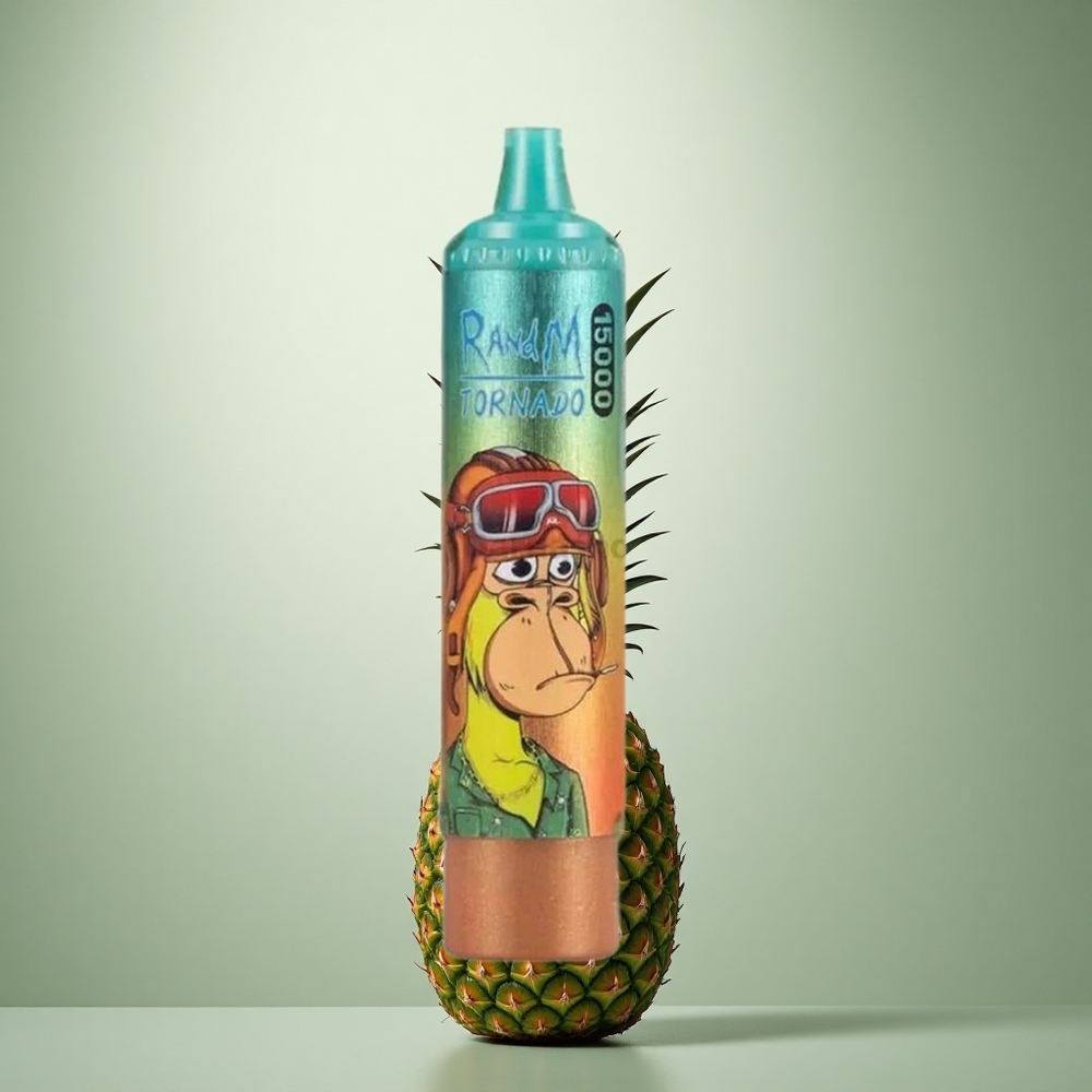 RandM Fumot Tornado 15000 Puffs Gekoelde Ananas 25ml Mesh Coil