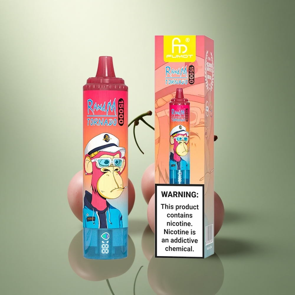 RandM Fumot Tornado 15000 Puffs Kers 25ml Mesh LCD