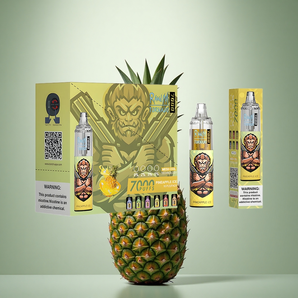 RandM Fumot Tornado 7000 Puffs Ananas IJs Mesh Coil Type-C