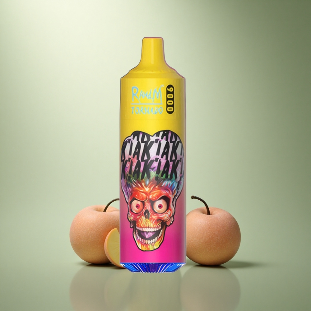 RandM Fumot Tornado 9000 Puffs Perzige Mango Ananas Mesh RGB Display