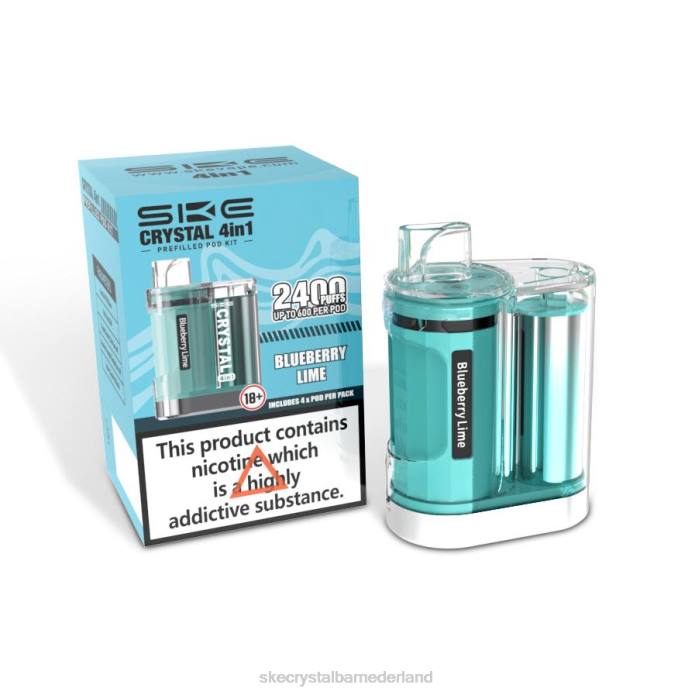 Crystal Bar Amsterdam - SKE Crystal 2400 4-in-1-podkit bosbessen limoen RF666