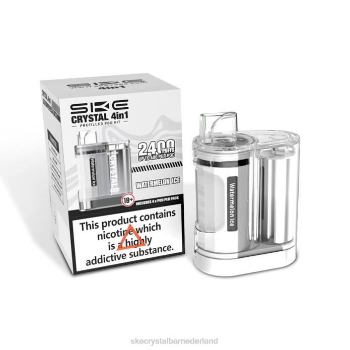 Crystal Bar Vape Prijs - SKE Crystal 2400 4-in-1-podkit watermeloen ijs RF6610