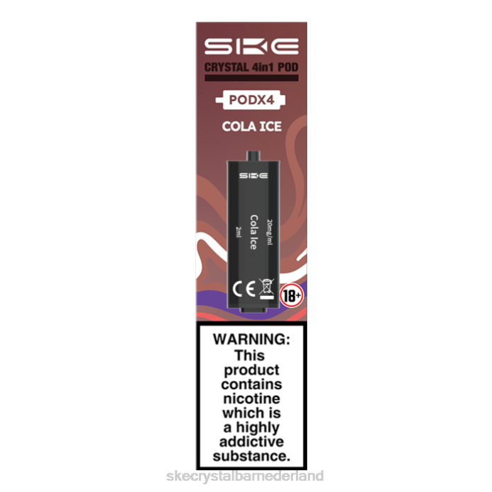 Crystal Bar Vape Prijs - SKE Crystal 2400 4 in 1 voorgevulde peulen - 4 stuks diverse smaken RF66100