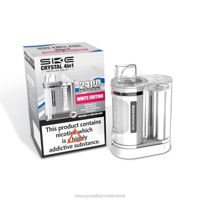 SKE Vape Bestellen - SKE Crystal 2400 4-in-1-podset gemengd witte editie RF665