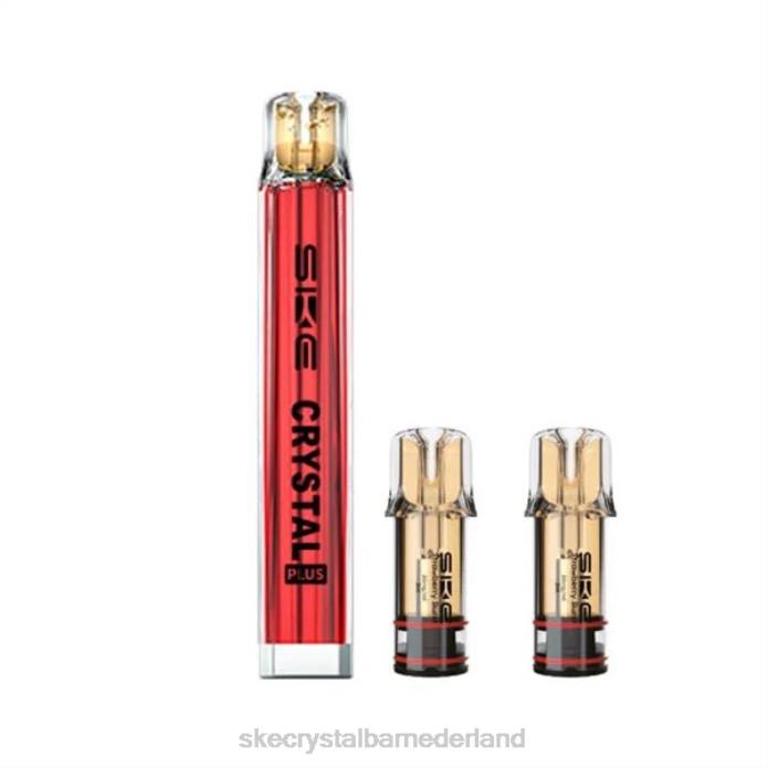 SKE Crystal Bar Nederland - SKE Crystal vapes plus pod-kits rood RF662