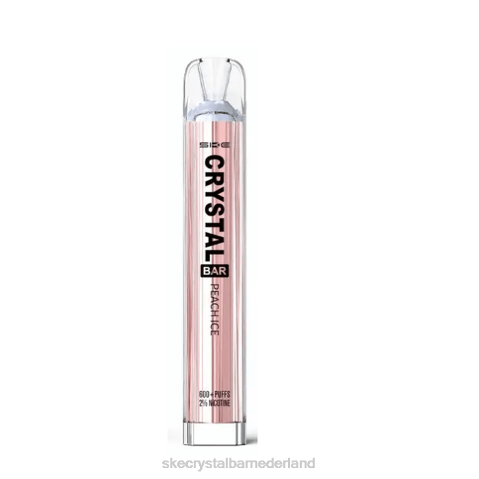Crystal Bar Amsterdam - SKE Crystal bar wegwerpdamp perzik ijs RF6676