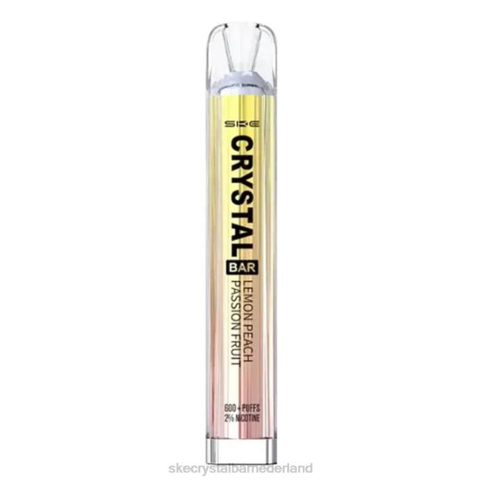 SKE Crystal Vape Nederland - SKE Crystal bar wegwerpdamp citroen-perzik passie RF6643